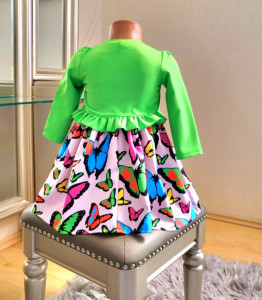 Rochie Selina Cu Bolero 3-8 ani - Img 2