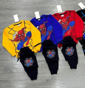 Compleu Spider Vatuit 2 Piese Div Culori 1-8 Ani