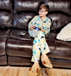 Pijama Baieti cu Dinozauri2 4-12 ani