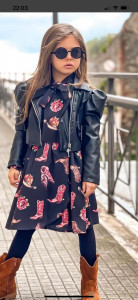 Compleu Rochie si Geaca Chabella 4-13 ani
