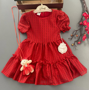 Rochie Miss Lovely 2 Piese Div Culori 2-5 ani - Img 2