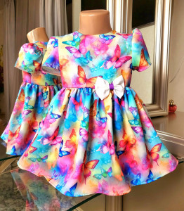 Rochie Pixie cu Fluturasi 2-7 ani - Img 2