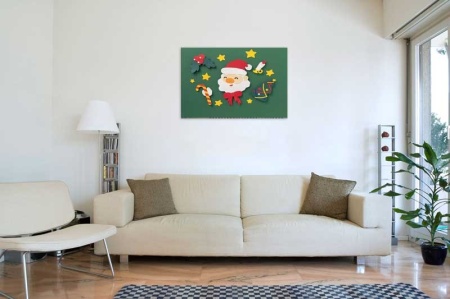 Tablou Canvas Figurina Mos Craciun