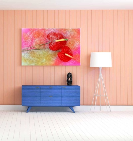 Tablou Canvas Floare Flamingo