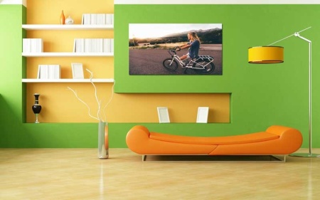 Tablou Canvas Plimbare Cu Bicicleta