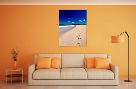 Tablou Canvas Urme pe Nisip
