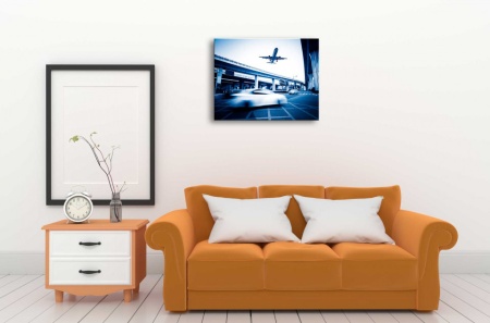 Tablou Canvas avioane aproape de pamant