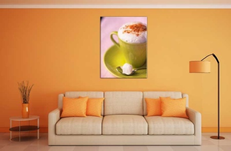 Tablou Canvas Cafea cu spuma de lapte