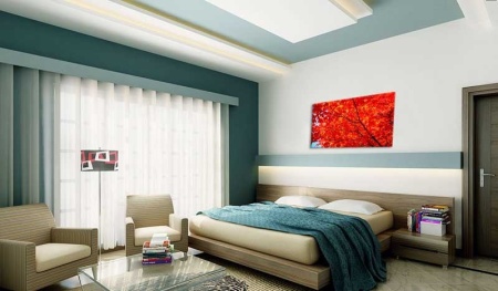 Tablou Canvas Copac rosu