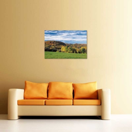 Tablou Canvas Copaci pe Deal