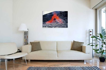 Tablou Canvas Eruptie Vulcanica