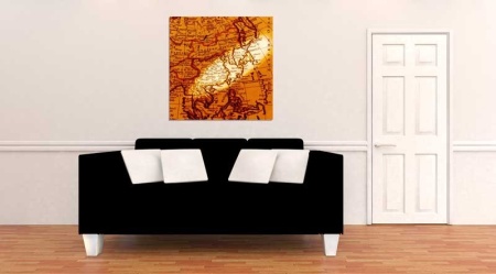 Tablou Canvas Harta