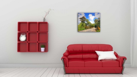 Tablou Canvas natura podul de lemn