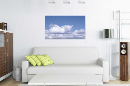 Tablou Canvas Nori Albi pe Cer