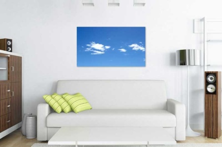 Tablou Canvas Nori Albi pe Cer