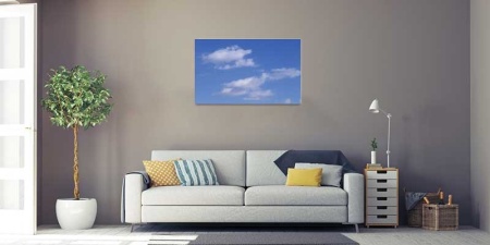 Tablou Canvas Nori Albi pe Cer