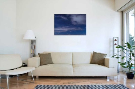 Tablou Canvas Nori Albi pe Cer