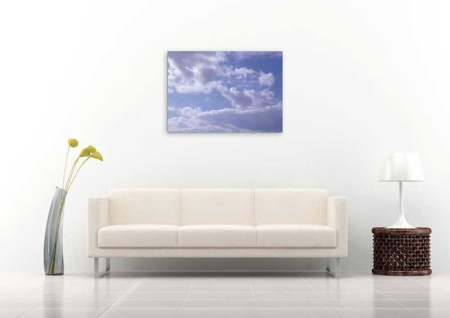 Tablou Canvas Nori Albi pe Cer