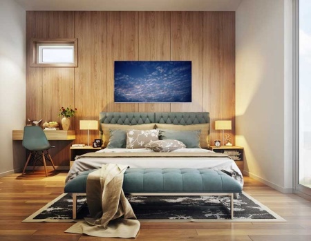 Tablou Canvas Nori Albi pe Cer