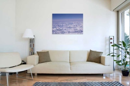 Tablou Canvas Nori Albi pe Cer