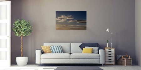 Tablou Canvas Nori Albi pe Cer