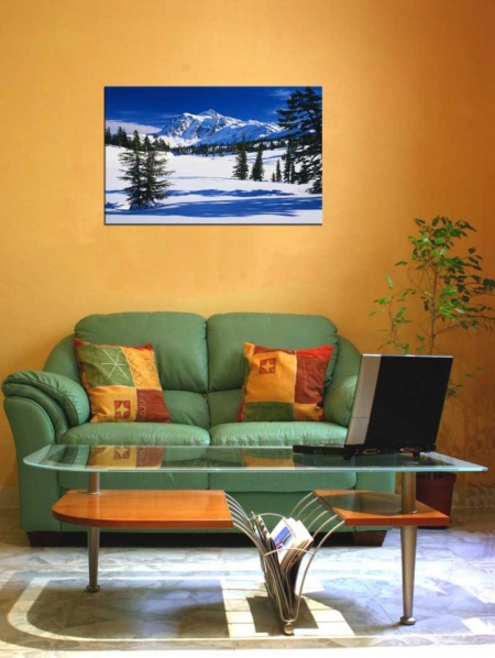 Tablou Canvas Peisaj Montan Iarna