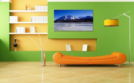 Tablou Canvas Peisaj Montan Iarna
