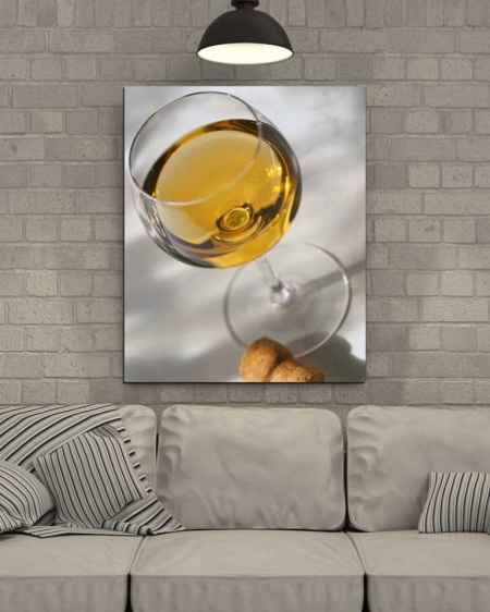 Tablou Canvas Vin Alb
