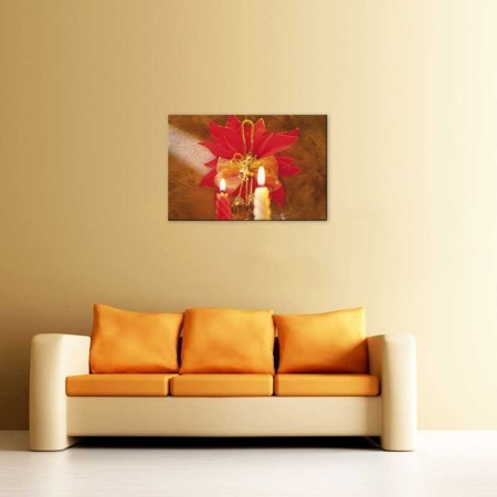 Tablou Canvas Lumanare de Craciun