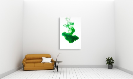 Tablou Canvas abstract meduza verde