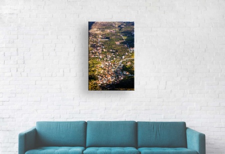 Tablou Canvas avioane peisaj de la inaltime