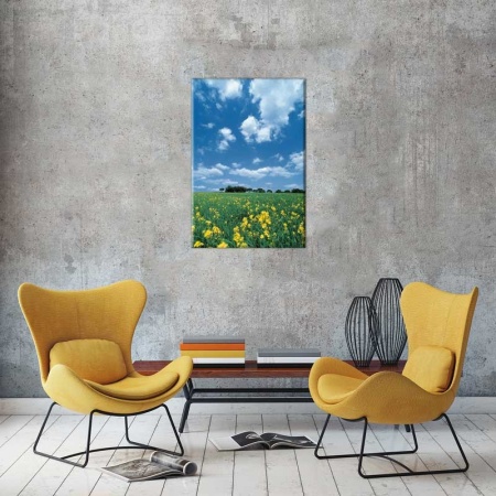 Tablou Canvas Camp cu Flori