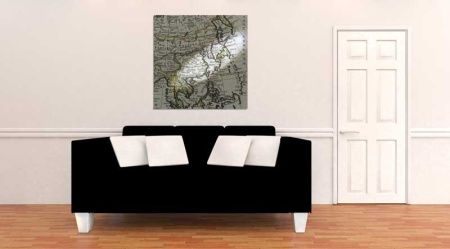 Tablou Canvas Harta