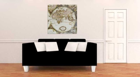 Tablou Canvas Harta