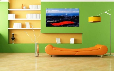 Tablou Canvas Lava Vulcanica