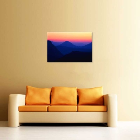 Tablou Canvas Munte Noaptea
