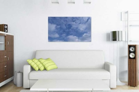 Tablou Canvas Nori Albi pe Cer