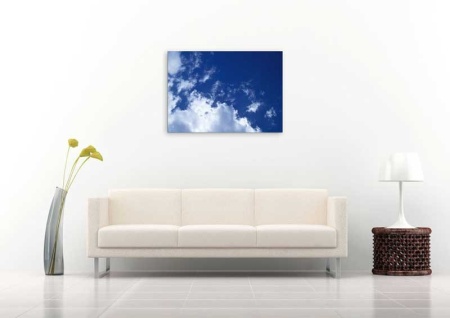 Tablou Canvas Nori Albi pe Cer