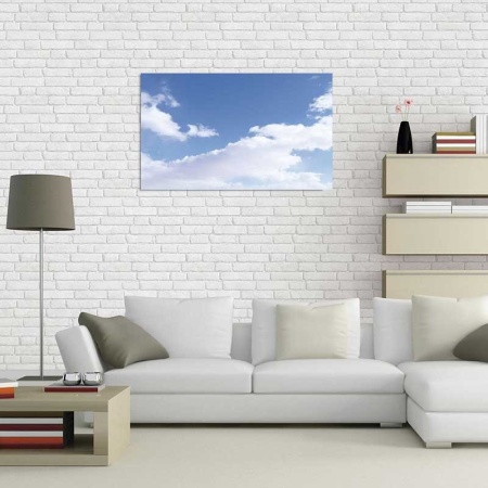 Tablou Canvas Nori Albi pe Cer