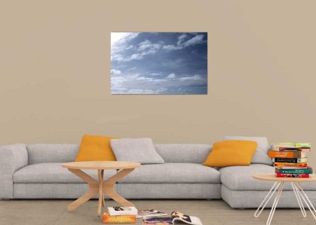 Tablou Canvas Nori Albi pe Cer