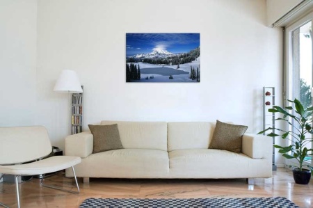 Tablou Canvas Peisaj Montan Iarna