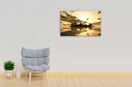 Tablou Canvas peisaje insula ta