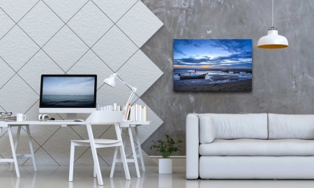 Tablou Canvas peisaje nori albastri