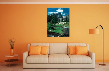 Tablou Canvas Rau de munte