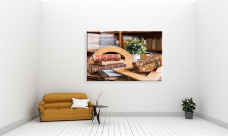 Tablou Canvas retro carti vechi