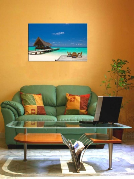 Tablou Canvas Plaja Tropicala