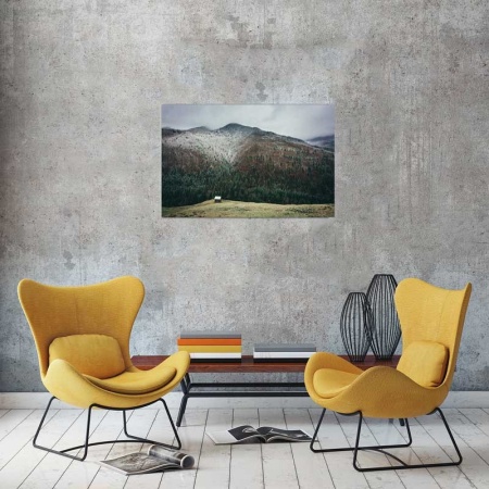 Tablou Canvas Cabana intre Munti