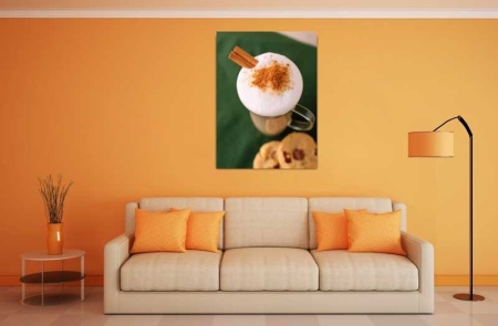 Tablou Canvas Cafea cu spuma de lapte
