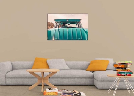 Tablou Canvas Canvas Masina de Epoca Turquoise