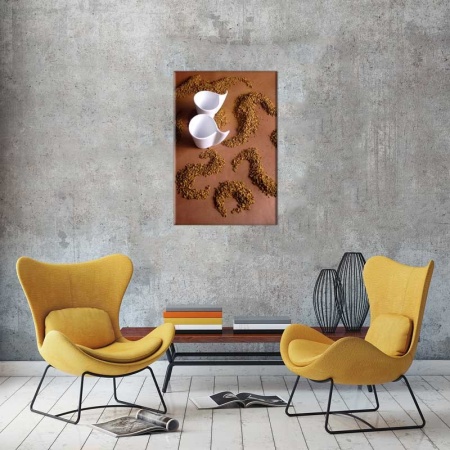 Tablou Canvas Ceasca Rosie de Cafea